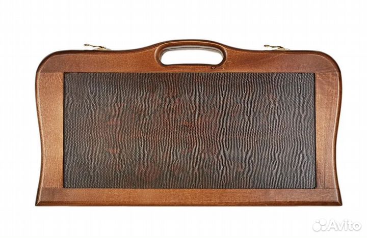 Нарды кожаные 60x60см дипломат (с ручкой)