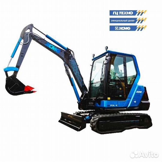 Мини-экскаватор XCMG XE35U, 2023