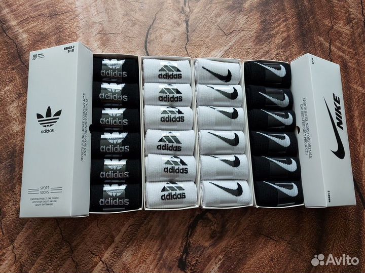 Носки Nike Adidas Fila Reebok