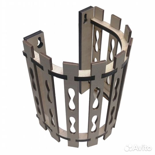 Декоративный абажур светильника в баню и сауну, за