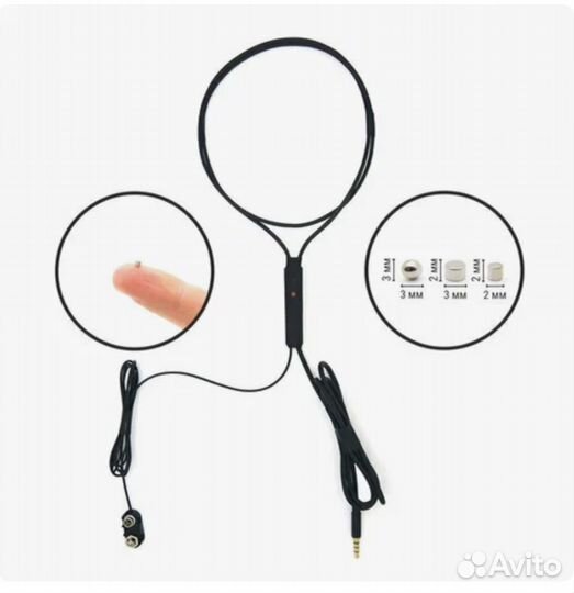 Микронаушник магнитный 