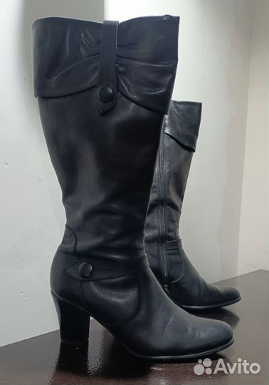 Сапоги натуральная кожа 39