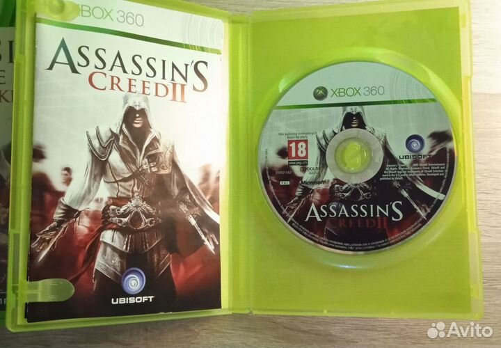 Игра диск Assassin's Creed II для Xbox 360