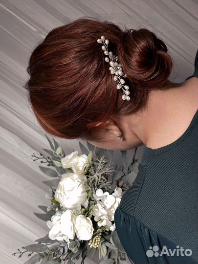 Укладка прическа