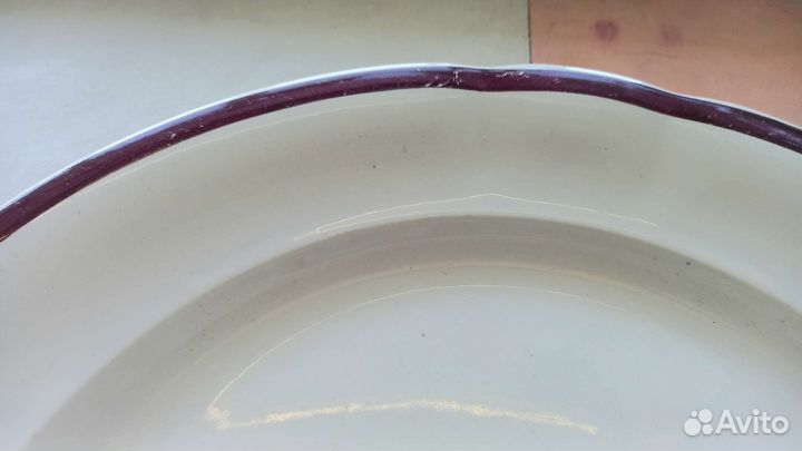 Блюдо большое Кузнецов в Риге k.p.m Dreylingsbusch