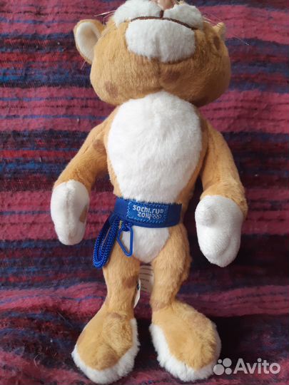 Плюшевый леопард, талисман олимпиады в Сочи