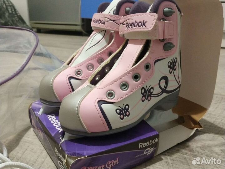 Коньки Reebok детские новые для девочки 27 размер