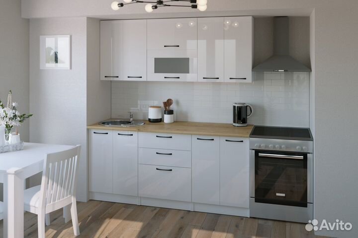 Кухонный гарнитур жасмин макси 2 1800 мм 129538