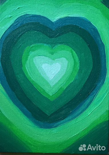 Картина акрилом на холсте