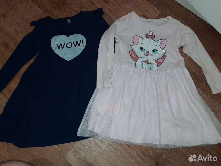 Детские вещи пакетом для девочки 104 110