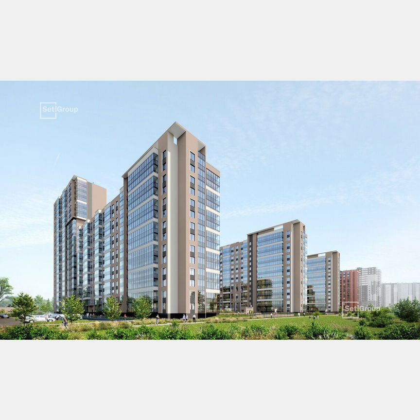 Квартира-студия, 25,4 м², 9/25 эт.