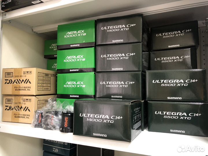 Катушки Daiwa, Shimano Avid carp в наличии