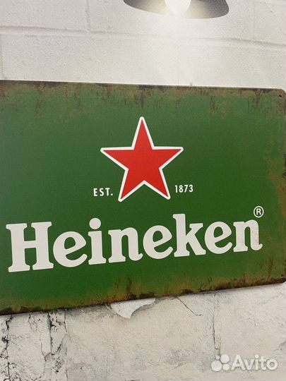 Декор на стену Heineken