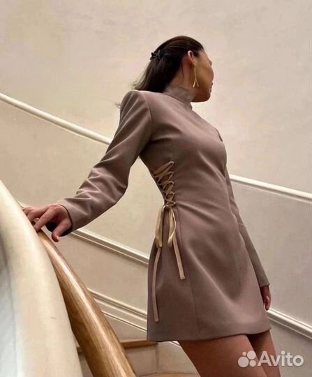 Платье женское со шнурокой 44р