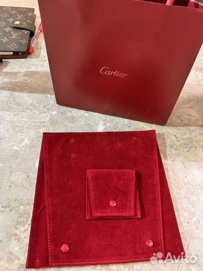 Чехол для колье с вкладышем Cartier оригинал