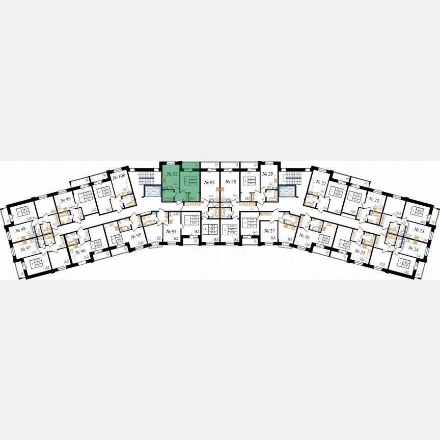 1-к. квартира, 40,5 м², 4/8 эт.