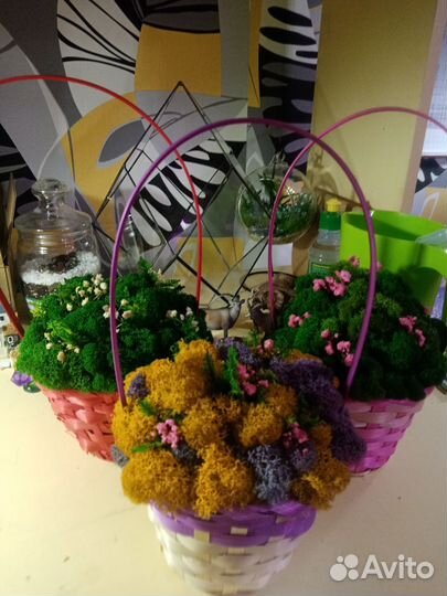 Корзинка с цветами