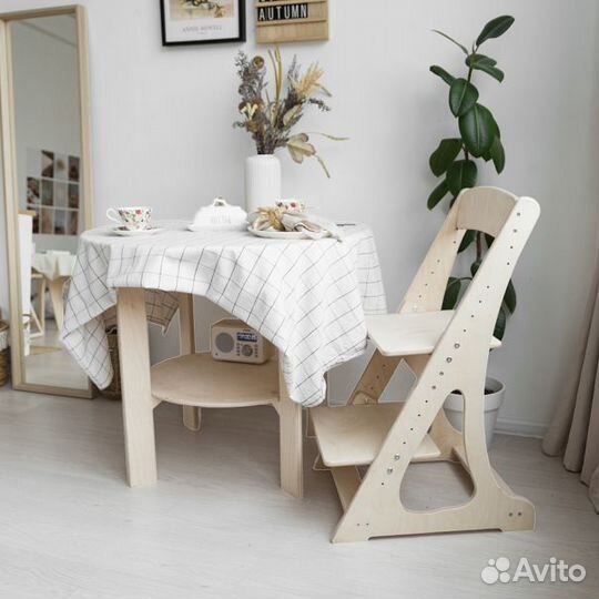 Детский растущий стул из фанеры