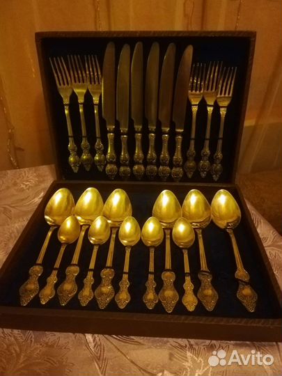 Набор столовых приборов СССР. Мельхиор