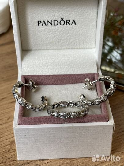 Пандора pandora колцо/серьги