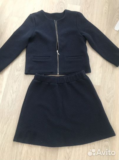 Школьная форма, жакет с юбкой