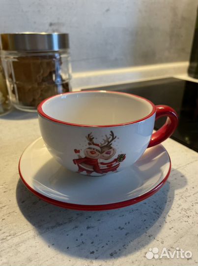 Чашка с блюдцем