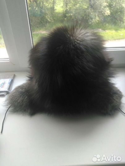 Шапка/ушанка/ чернобурка/р. 57