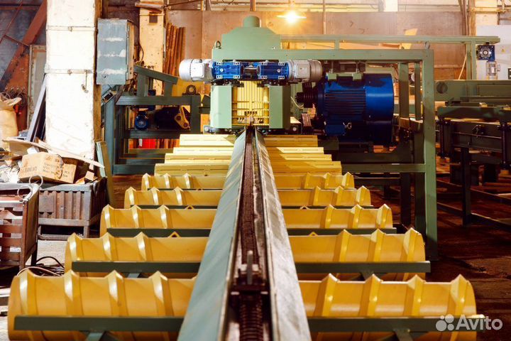 Рольганг роликовый приводной, винтовой