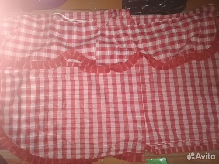 Комплект штор для кухни или дачи