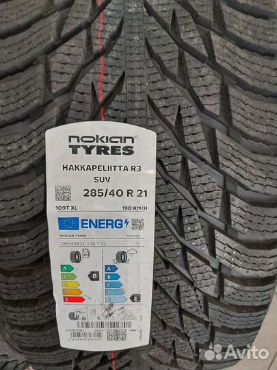 Nokian Tyres Hakkapeliitta R3 SUV 285/40 R21 109T