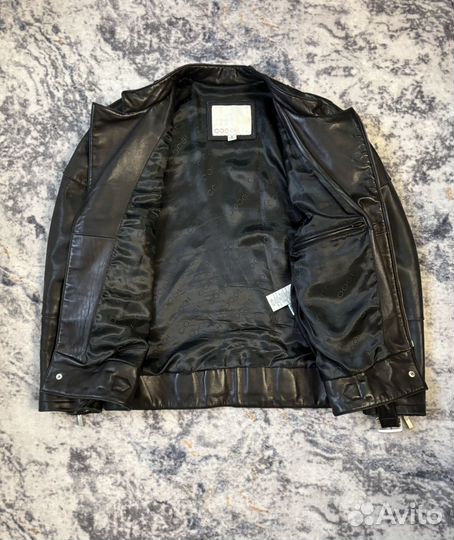 Кожаная куртка косуха Coogi оригинал