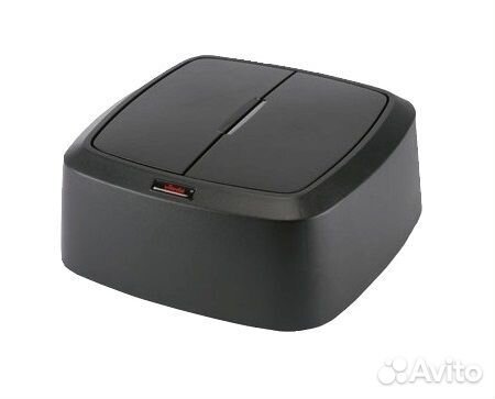 Крышка маятник прямоугольная Vileda Ирис,60л черны