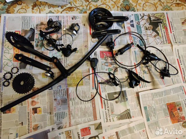 Запчасти на скоростной велосипед, Б/у купить в Москве | Авито