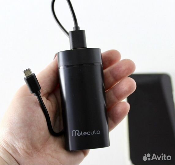 Новый Molecula Power Bank 5200 mAh PB-5.2-03 Black