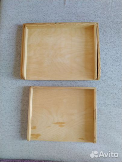 Доски пельменные из фанеры с бортиком комплект3шт