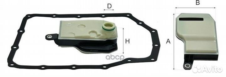 Фильтр АКПП mazda 2 (DL, DJ), 3 (BM, BN)