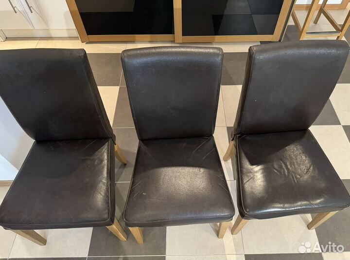Стул IKEA Henriksdal кожа