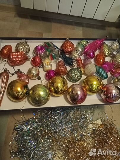 Елочные игрушки советские