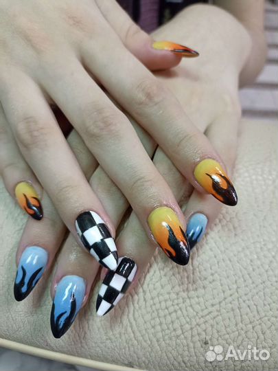 Наращивание ногтей, шеллак, аппаратный маникюр