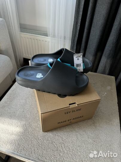 Шлепки Adidas yeezy slide Granite