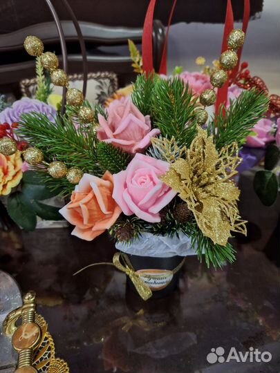 Мыльные букеты