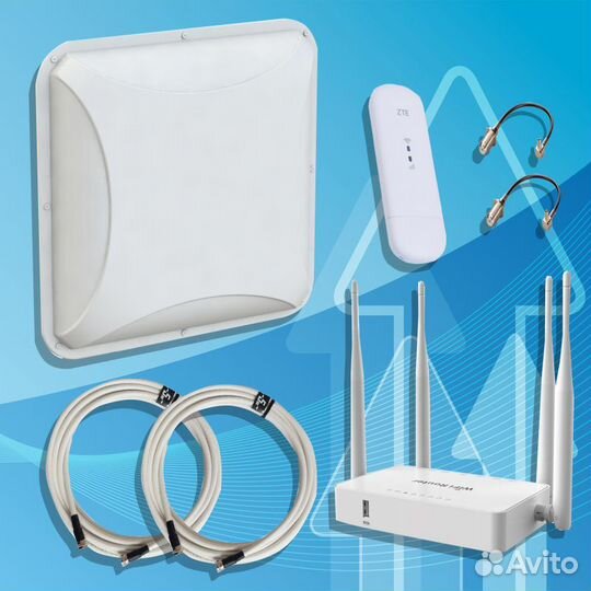 Комплект Интернета 4G Модем Роутер Антенна R600