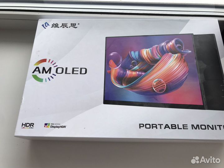 Монитор WCS 15.6 amoled samsung 4k hdr 10