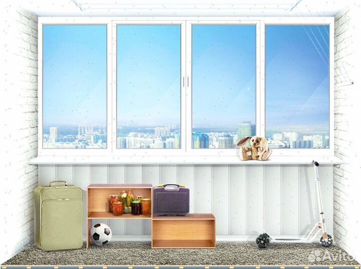 Лоджия 3м под ключ