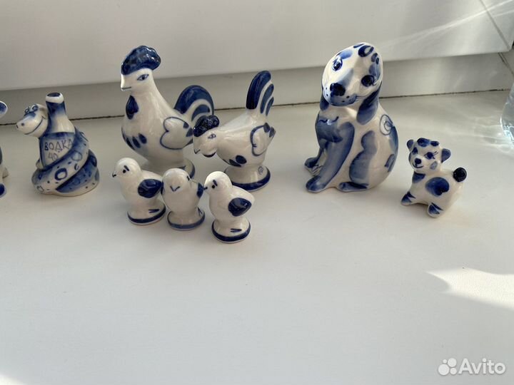 Коллекционные фигурки Гжель