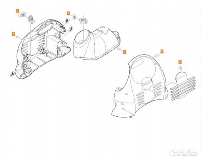 Karcher Корпус в сборе SC 1125 арт 4.060-633.0