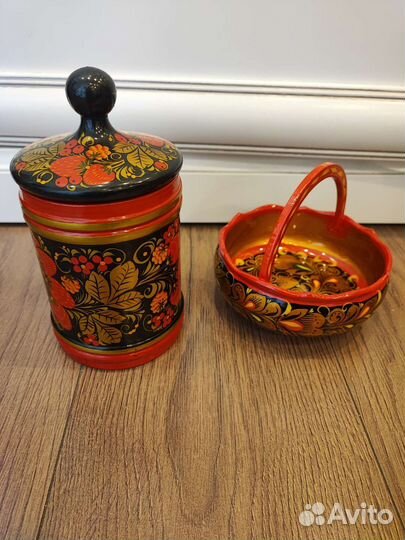 Посуда хохлома