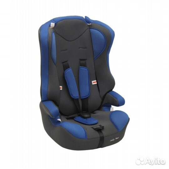 Автокресло Мишутка от 1 до 12 лет (9-36) синее