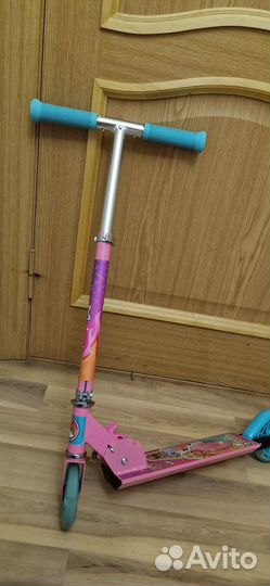 Самокат детский двухколесный Barbie