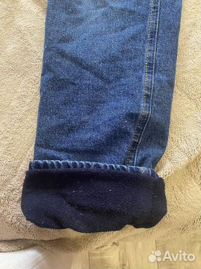 Джинсы утепленные
